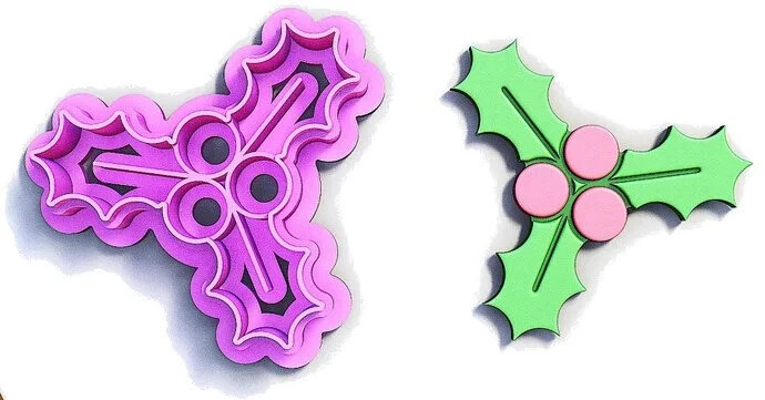 Holly Polymer Clay Cutters