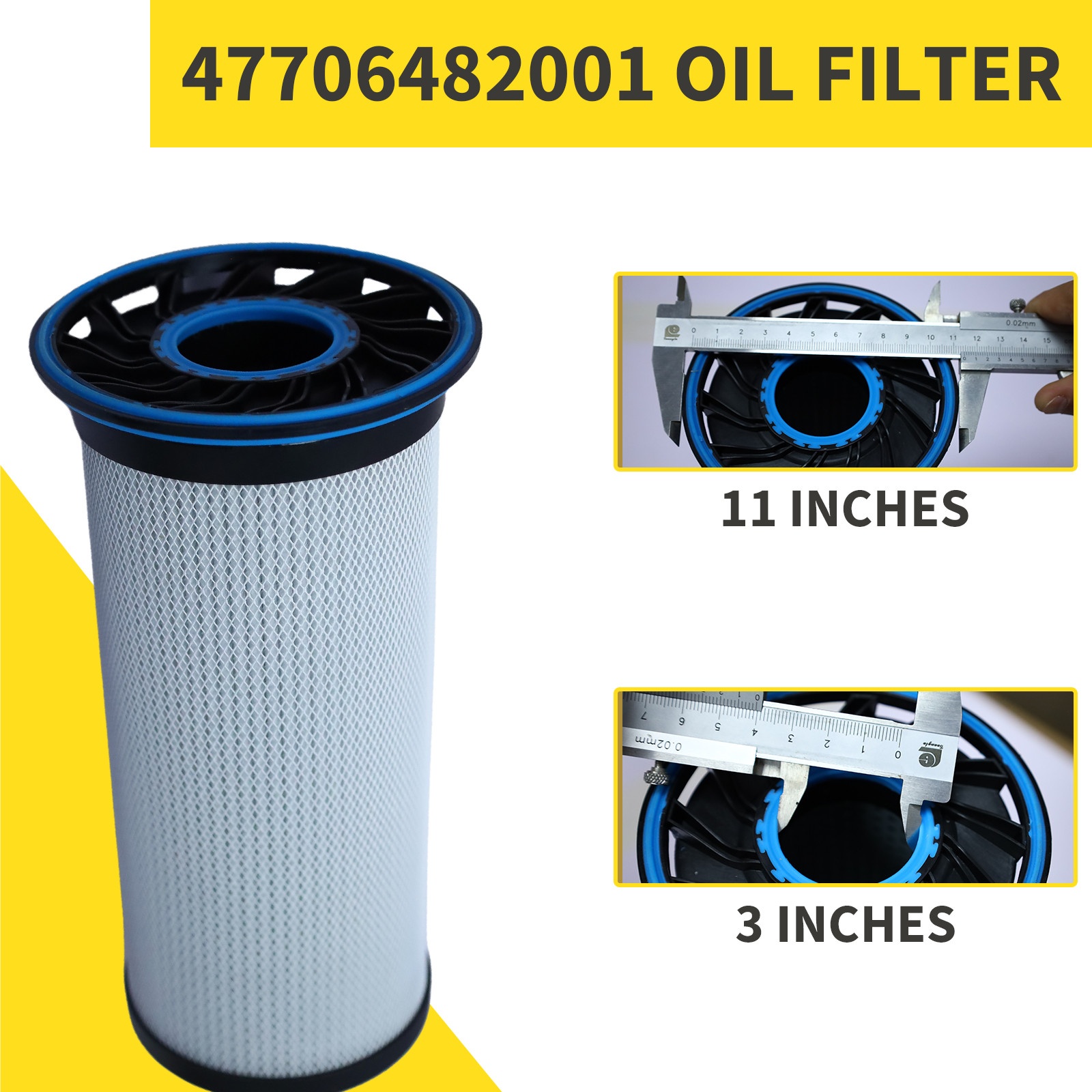 1PCS New 47706482001/QX105047 Oil Filter Fit For Ingersoll Rand Air Compressor