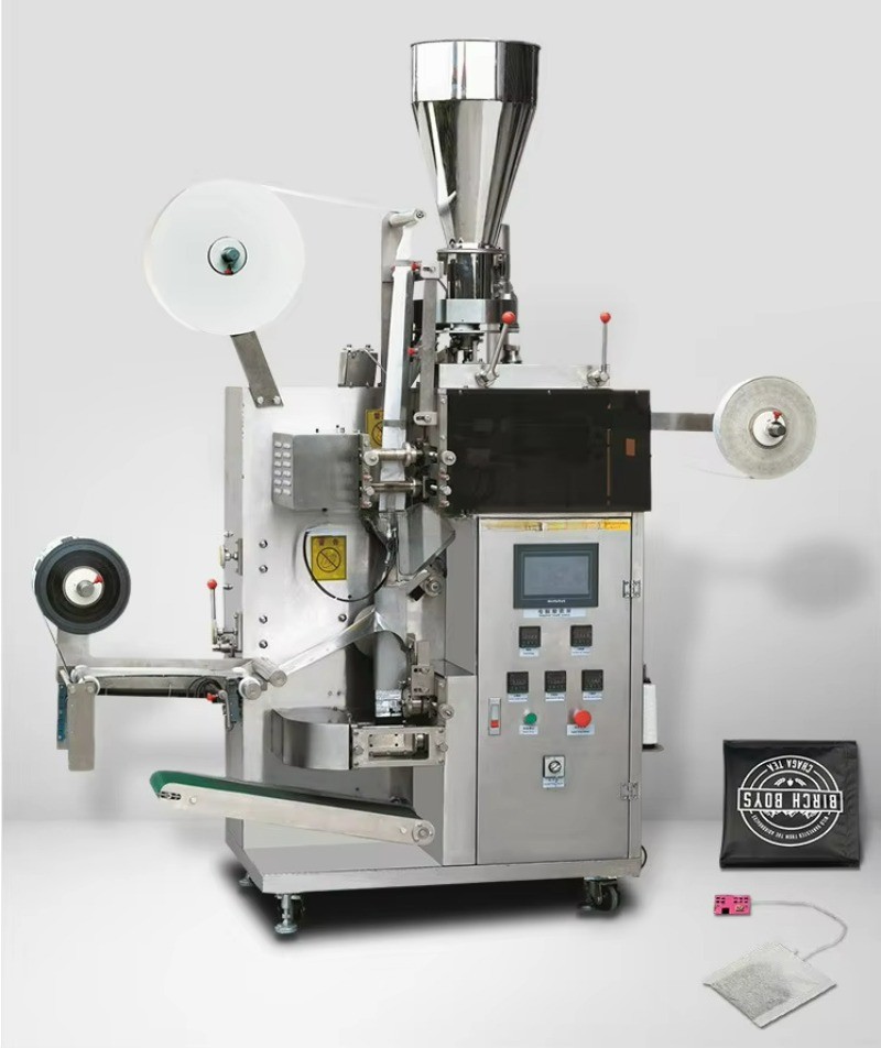 Tea Bag Packing Coffee Powder Bag Package Packaging Machine With Thread and Tag