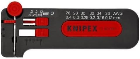 KNIPEX Tools - Precision Mini Wire Stripper, 26-36 AWG One Size, Multi