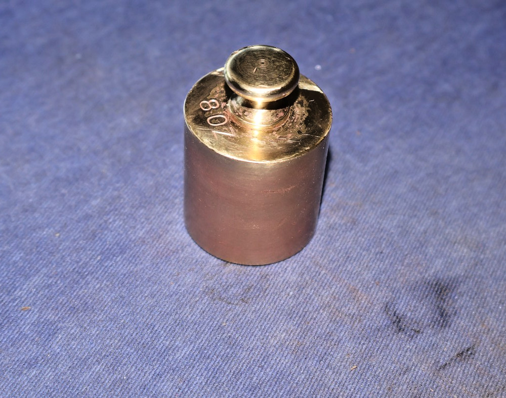 Brass 8 OZ Scale Weight