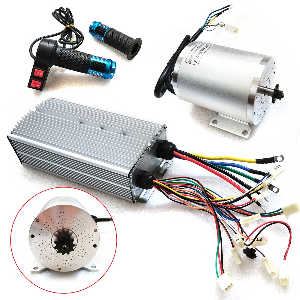 72V 3KW Electric scooter Brushless Motor Ebike Conversion Kit w/ Controller US