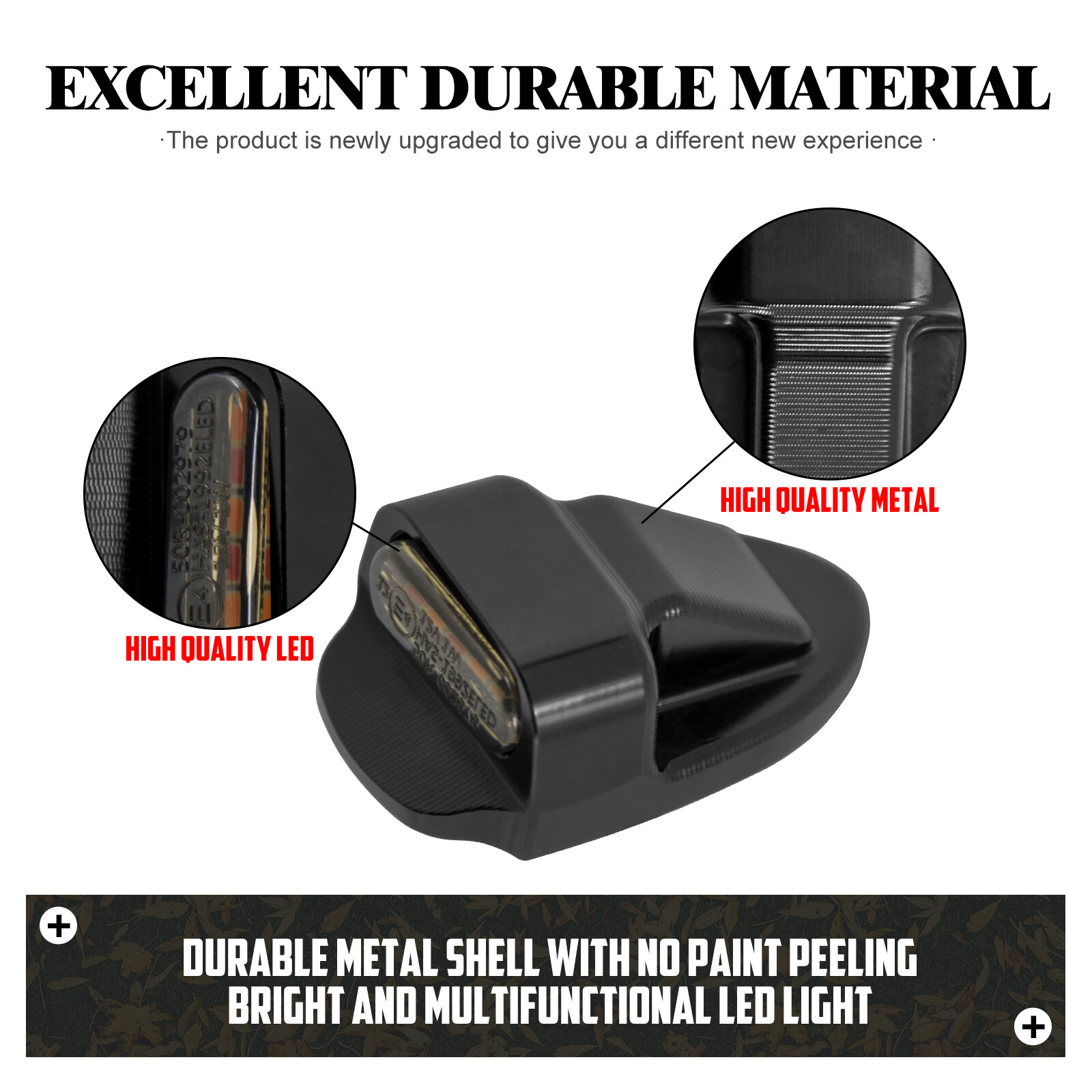 Black Rear Turn Signal Brake LED Light Fit For Harley Nightster RH975 2022-2023