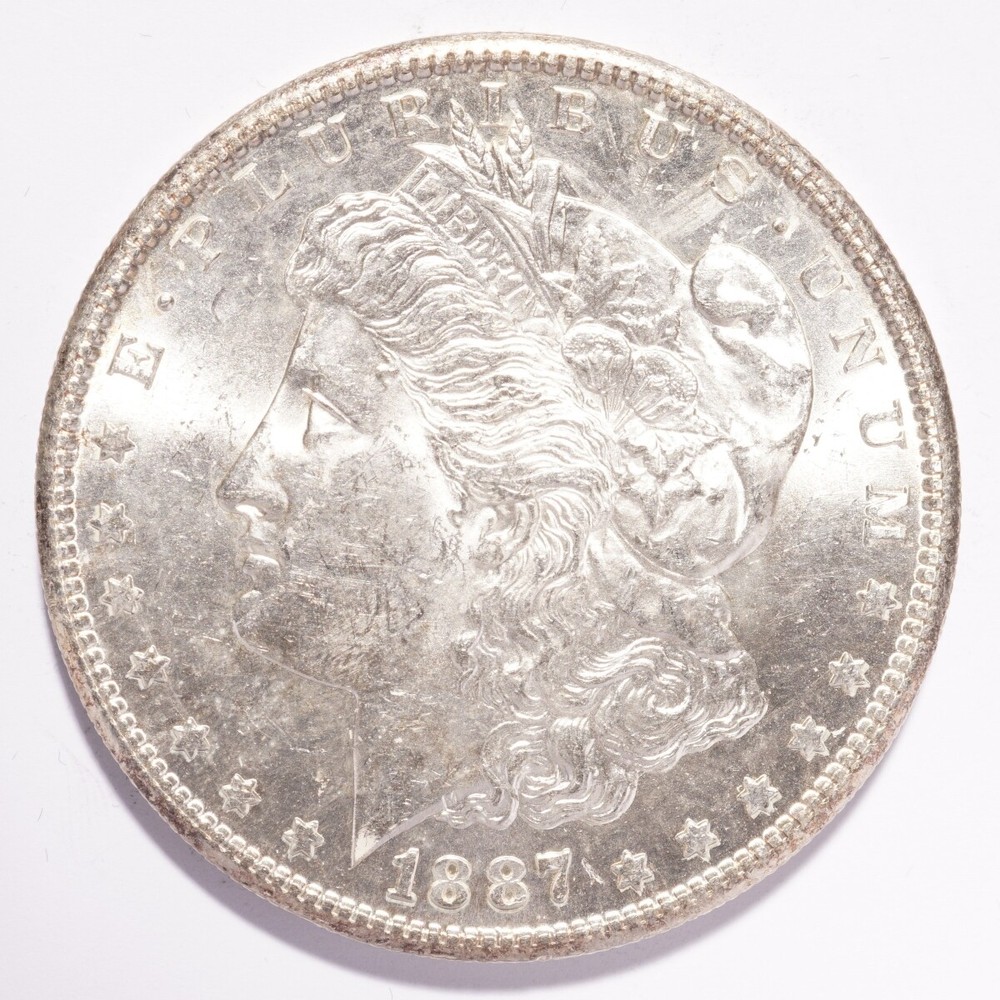 1887-S Morgan Silver Dollar BU