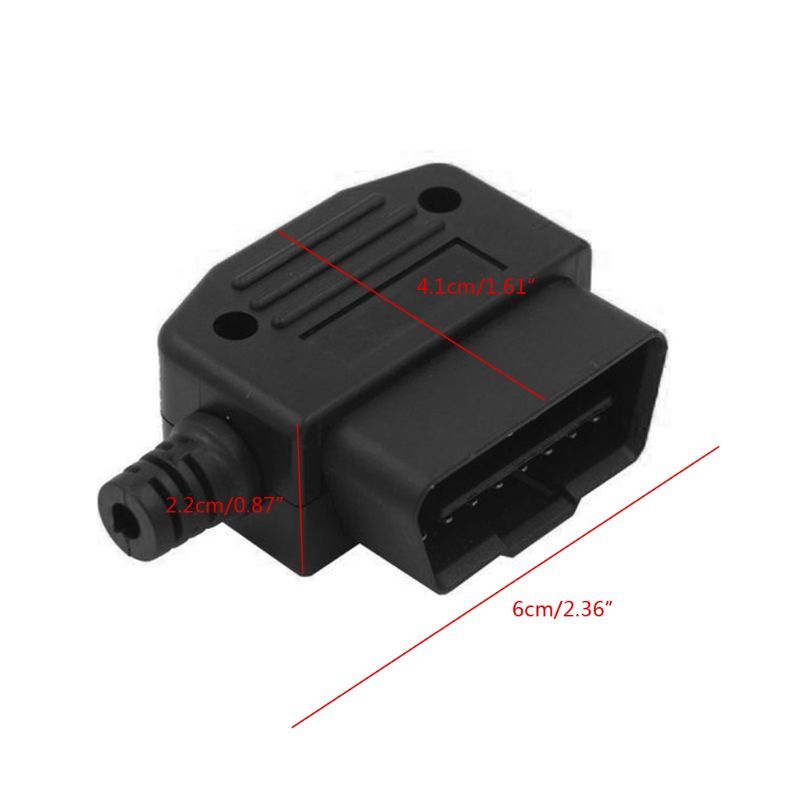 OBD2 OBDII 16 Pin Diagnostic Scanner Convertor Extender Adapter Connector Cable