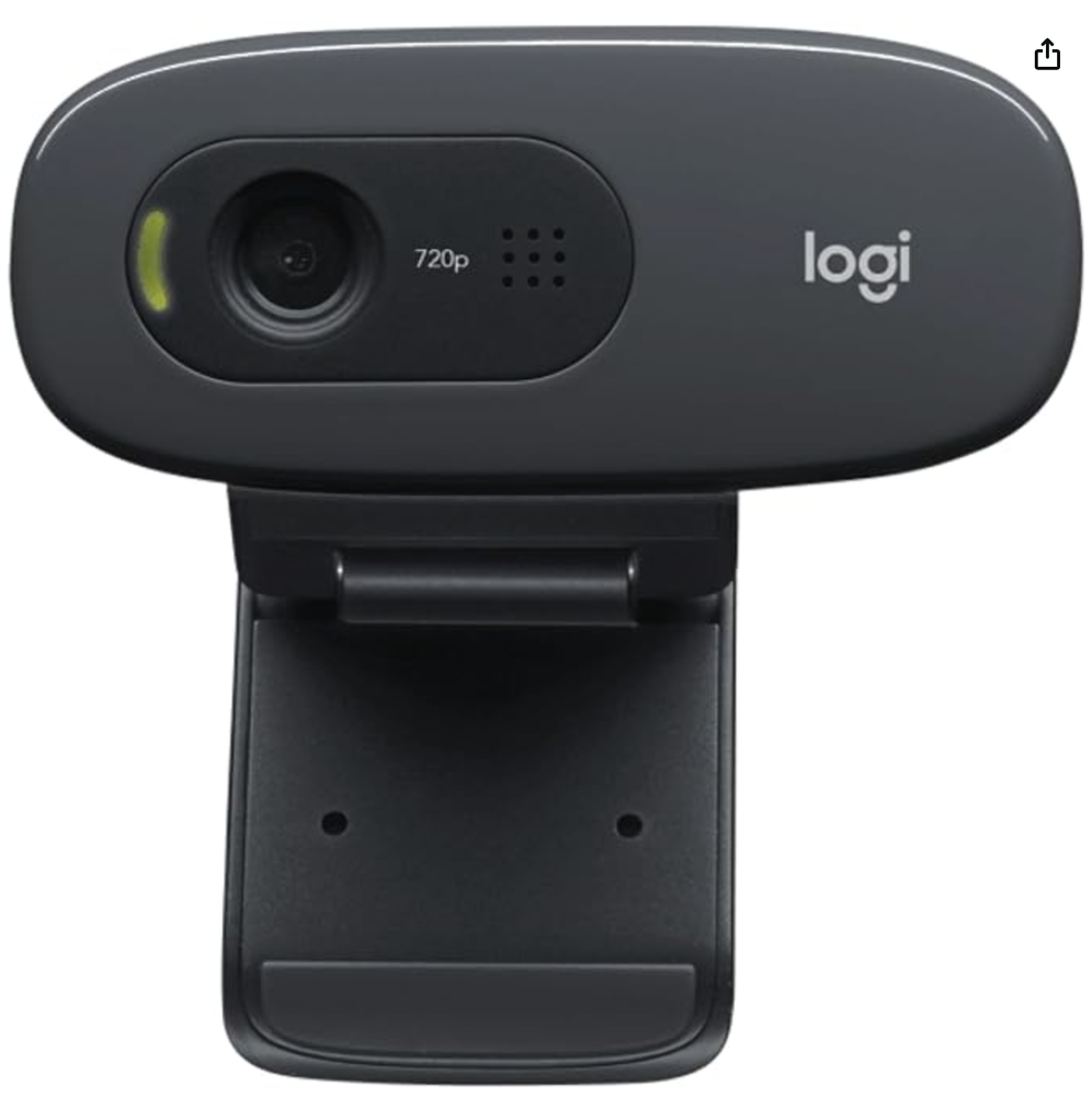 C270 Webcam Bundle - High Resolution HD 720 Logitech Webcam Camera with Micropho