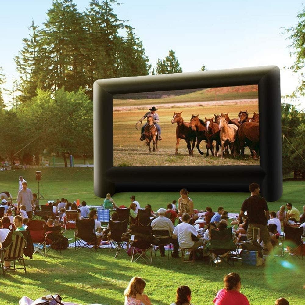 20ft Outdoor Inflatable Projector Screen Front/Rear 2 Min Inflate