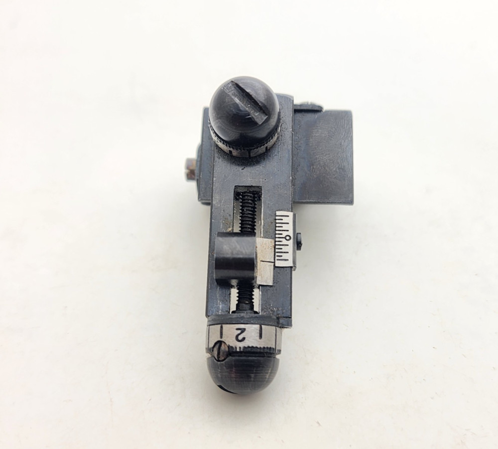 Vintage Redfield Receiver Sight 70KH Hunter Knobs w/Disc for Krag Jorgensen