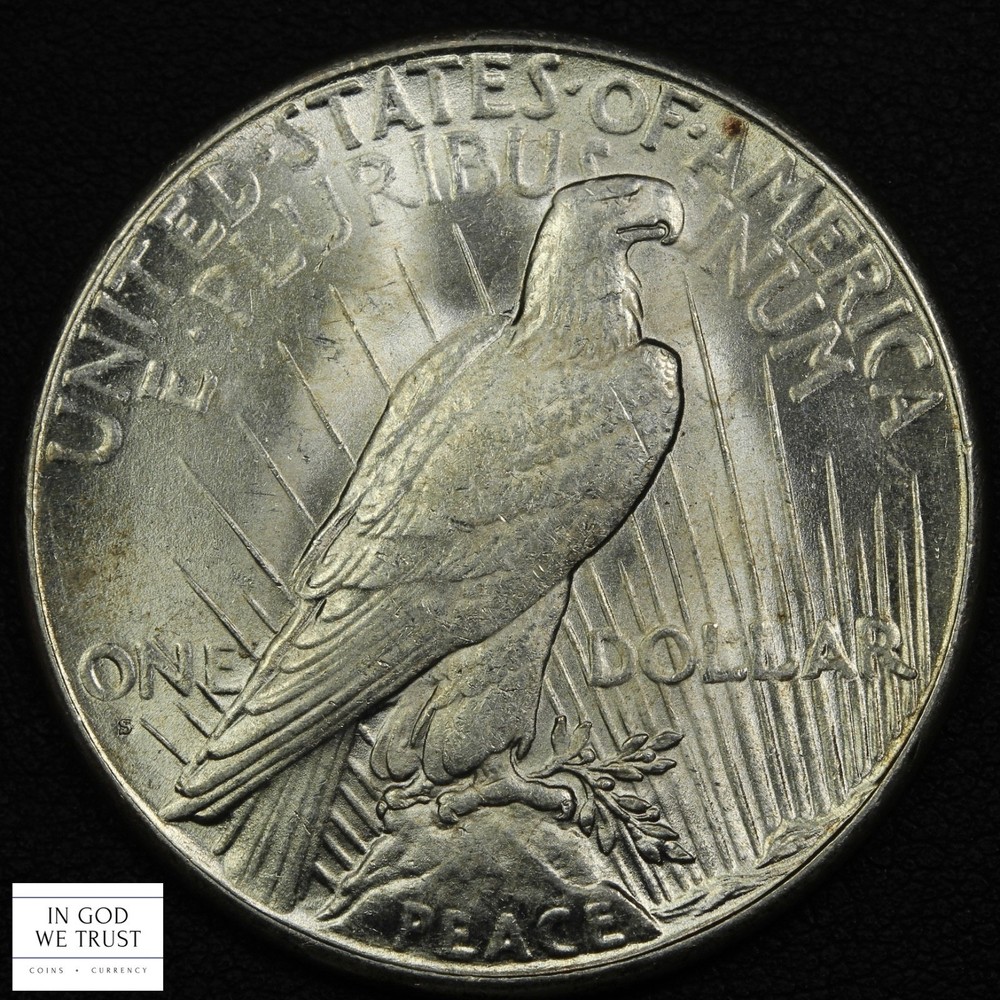1926 S Peace Silver Dollar $1 (MS Choice UNC) - Peace Dollar