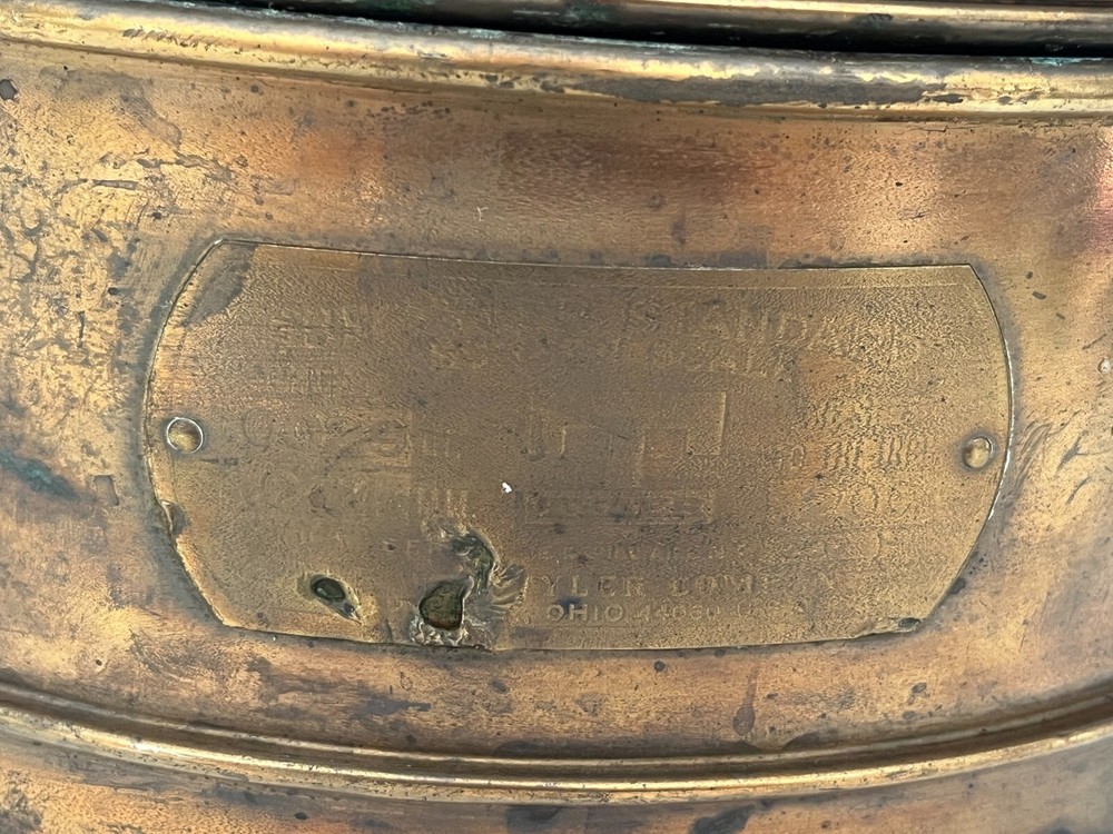 Vintage Stacking 2 Pc Tyler Standard Screen Scale Mining Tool Testing