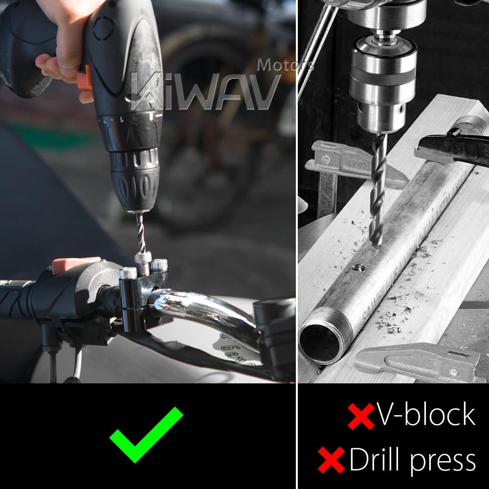 Motorcycle handlebar drill guide US STOCK