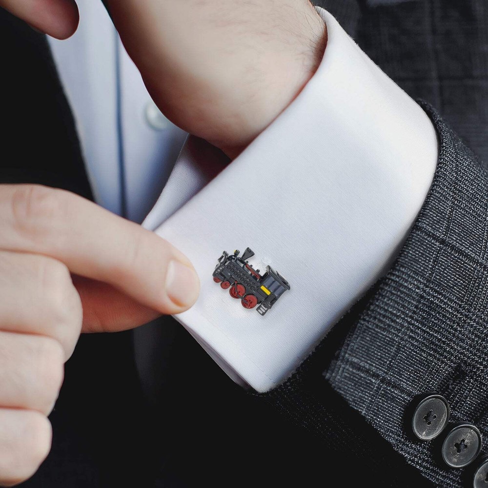Steam Engine 3D Cufflinks