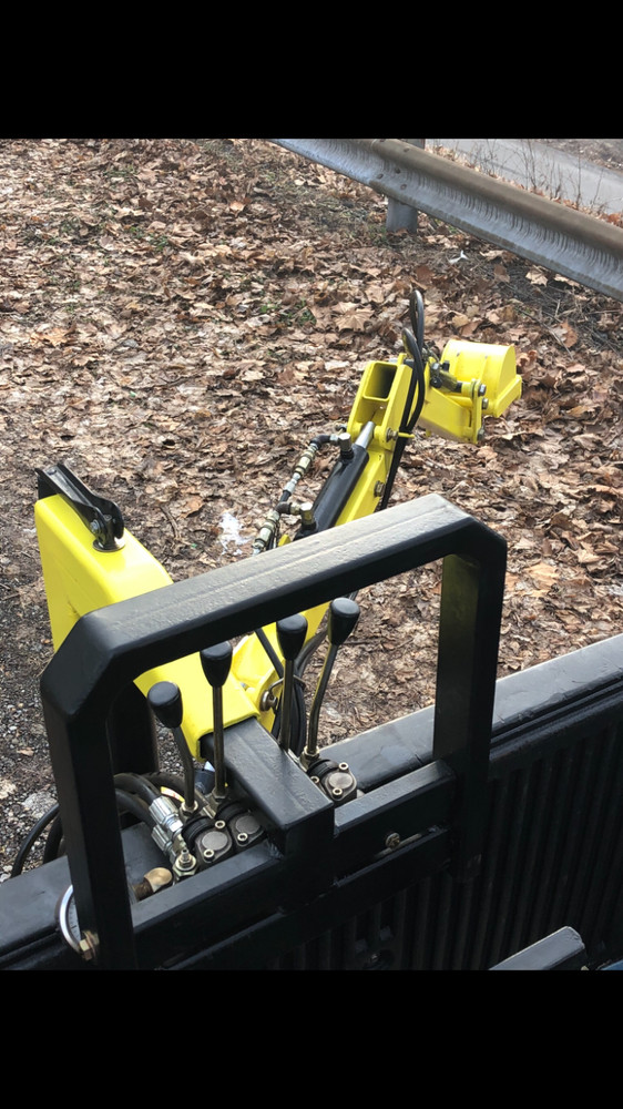 US Patent w/ Working Prototype Package. YouTube: ‘DigUpTruck’ Backhoe Excavator