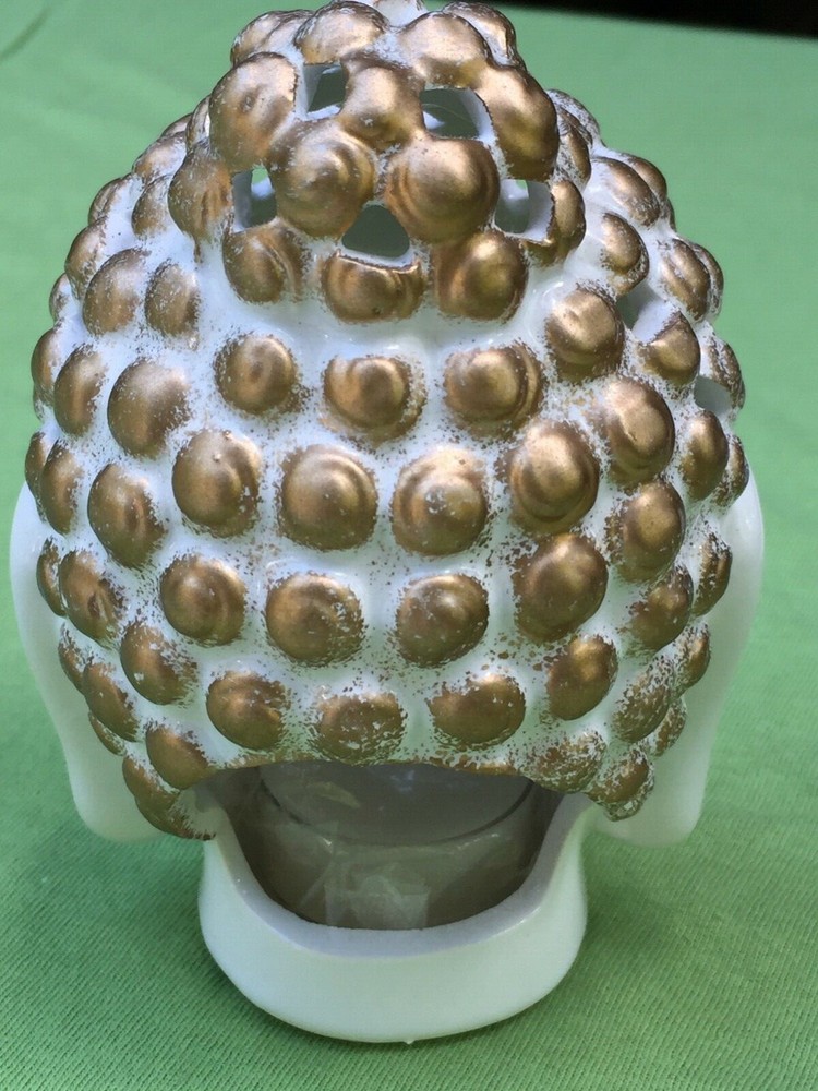 Buddha Head Tea Light Votive Holder