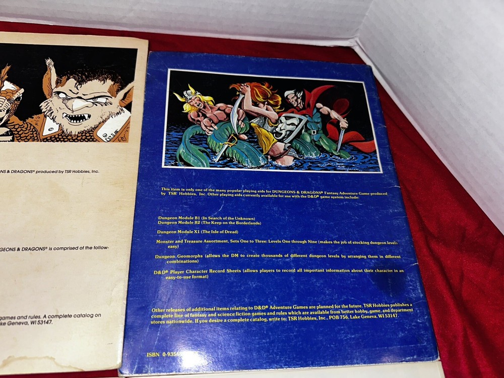 ADVANCED D&D DUNGEON MODULES TSR 1978