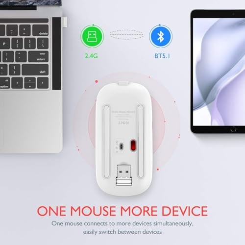 Wireless Bluetooth Mouse for MacBook Silver