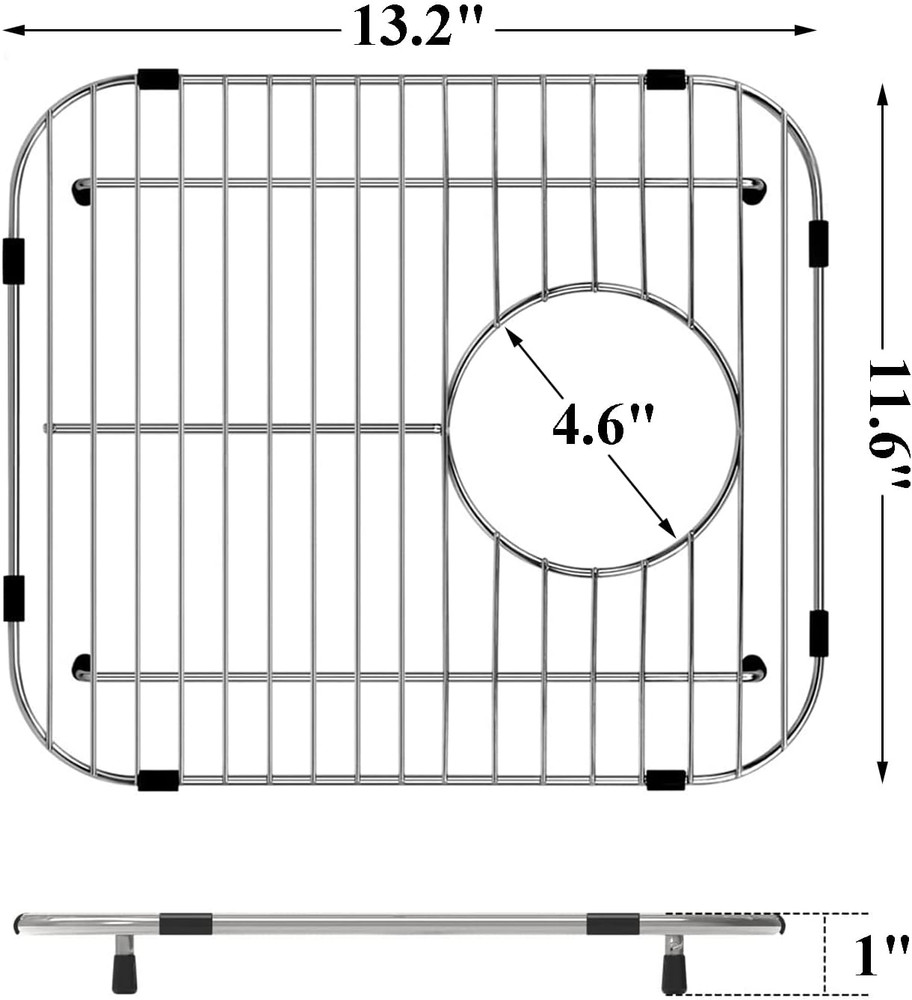 Sink Protectors for Kitchen , Universal Double Bowl Bottom Grid