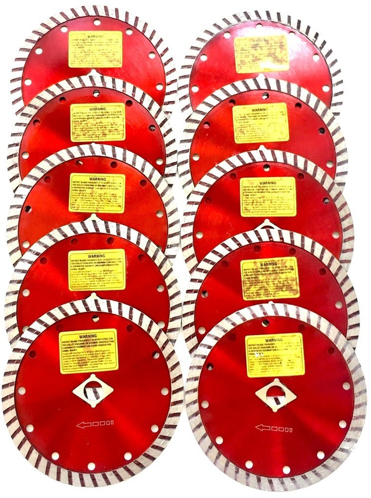 4.5'' Diamond blade fits angle grinder 10 pack (4 /2'')