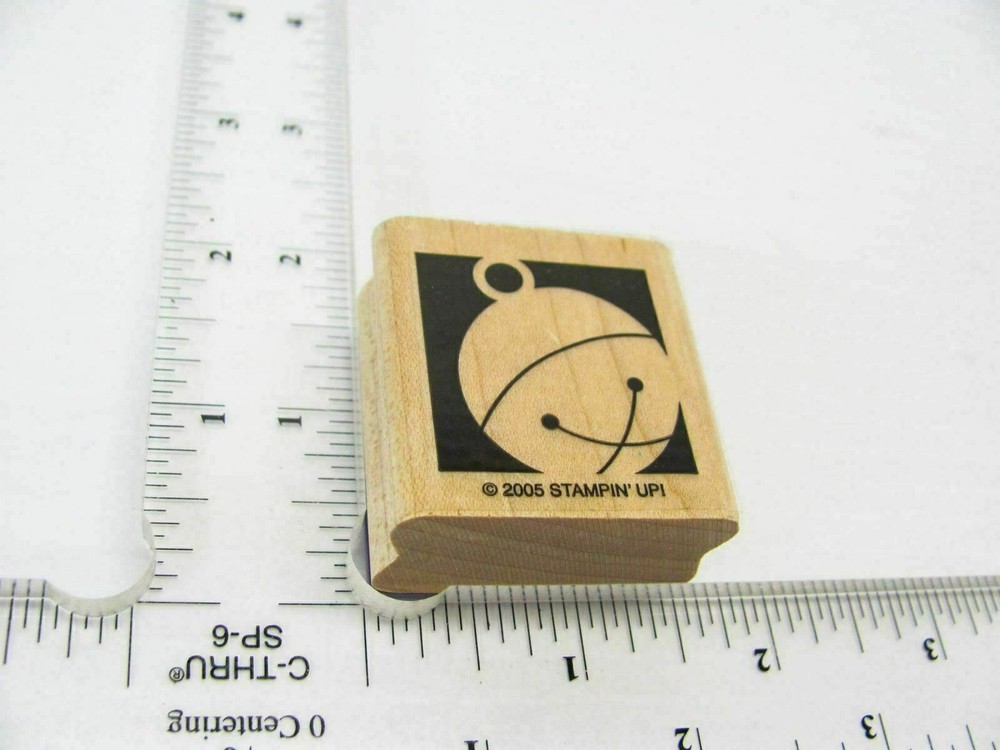 Jingle Bell Rubber Stamp - Stamp Set A518