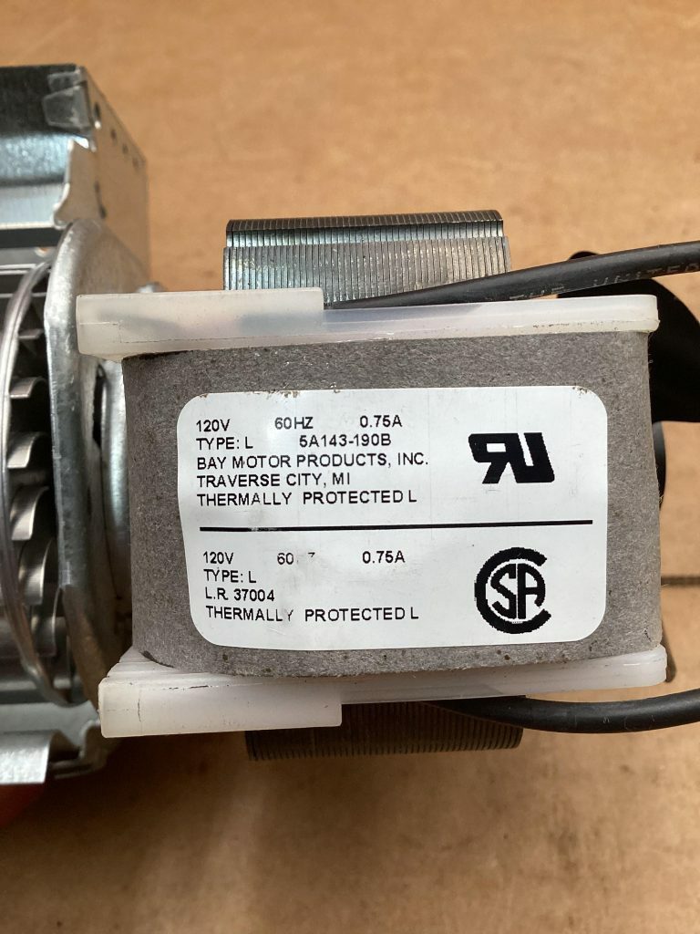 Bay Motors Commercial Blower/Fan Assembly 120V 60Hz; 9 1/2" Fan -NOS