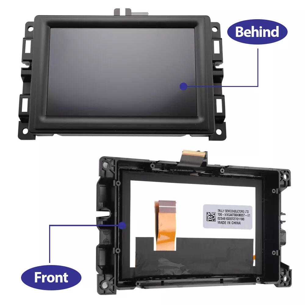 For 2017-2020 Jeep LCD Display Touch Screen Compass Radio Navigation Replace 7"
