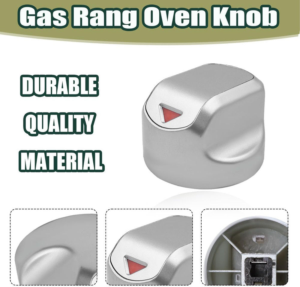 Gas Grill Control Knobs 4 Pack D Shaft BBQ Stove Oven Range Burner Replacement