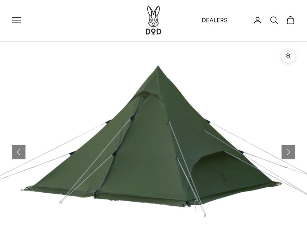 DOD Outdoors RX Pyramid tent (large)