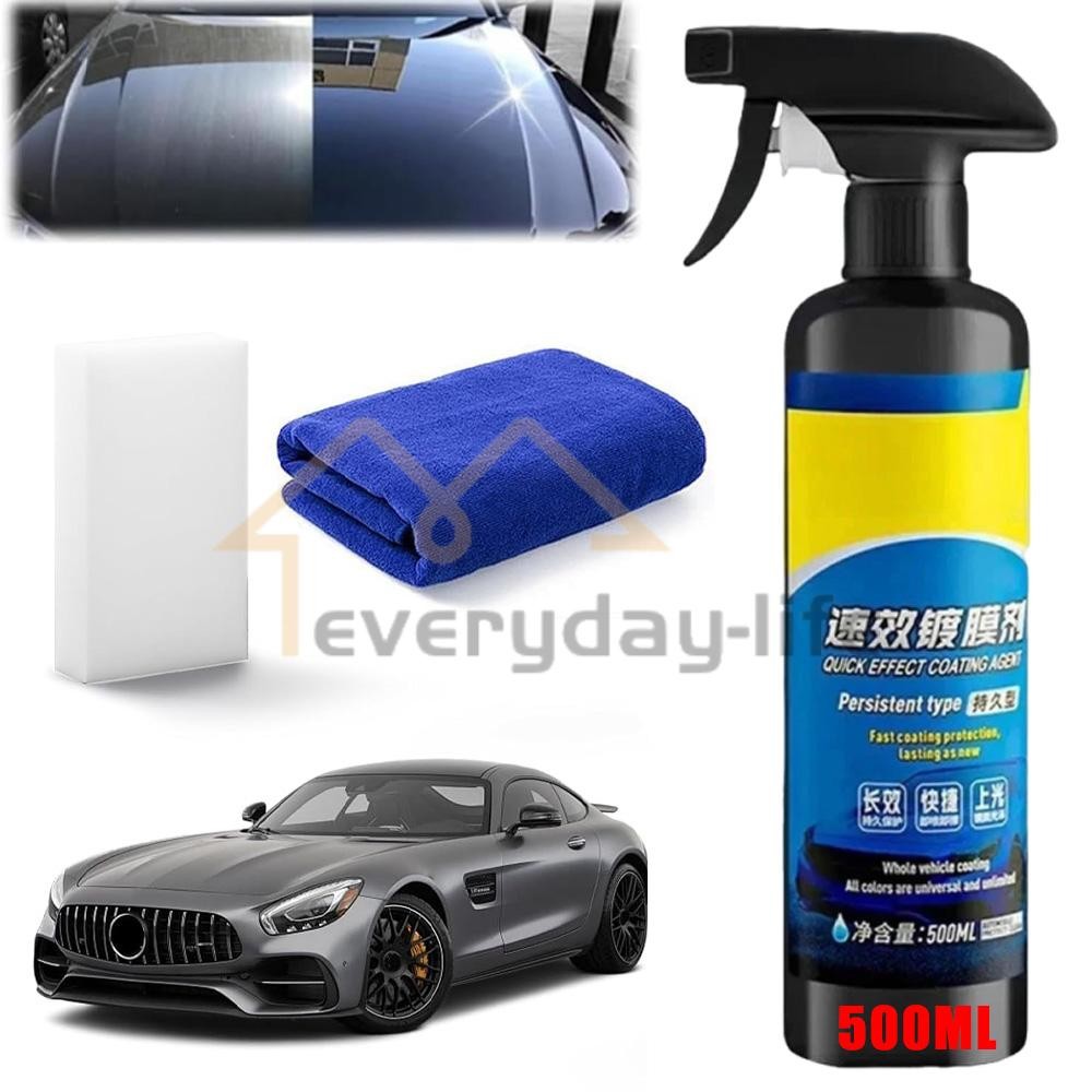 Sopami Car Coating Spray, Quick Effect Coating Agent Quickly Coat Car Wax 500ml