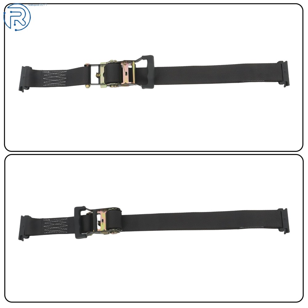 Durable E Track Wheel Chock System 6' Ratchet Tie Down Strap Secure Cargo 1 Pack