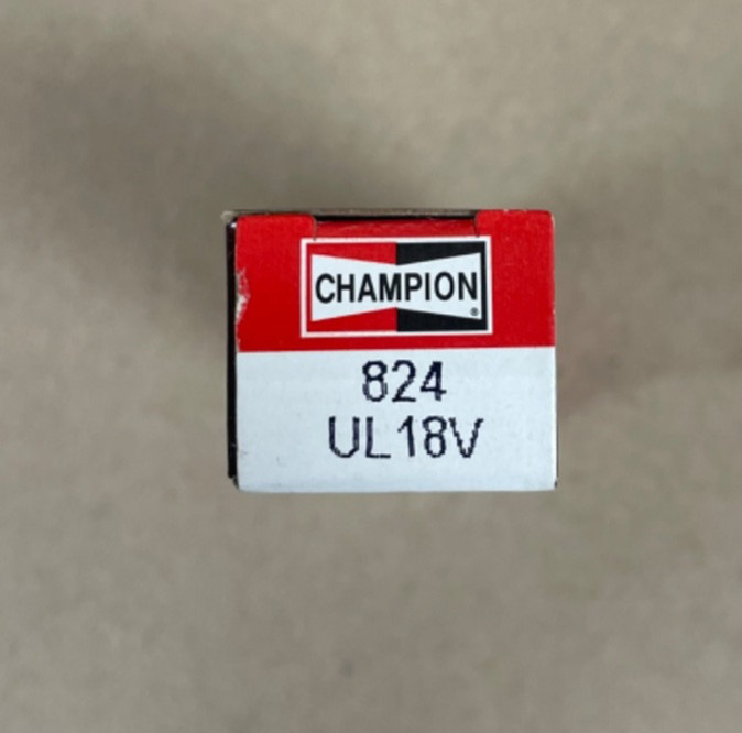 New Champion 824 UL18V Spark Plug