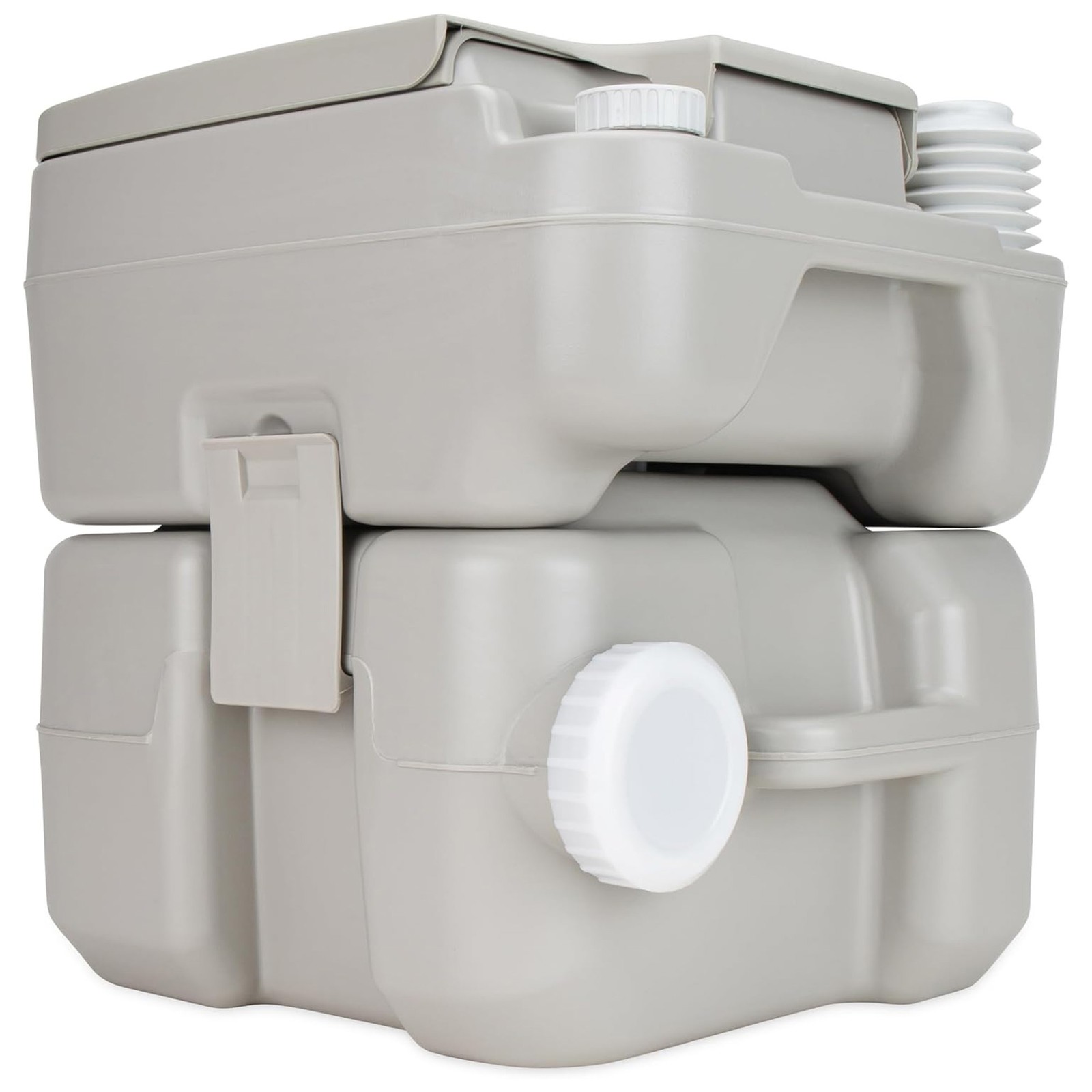 Camco 5.3 Gallon Portable Toilet with Detachable Holding Tank and Carry Handle
