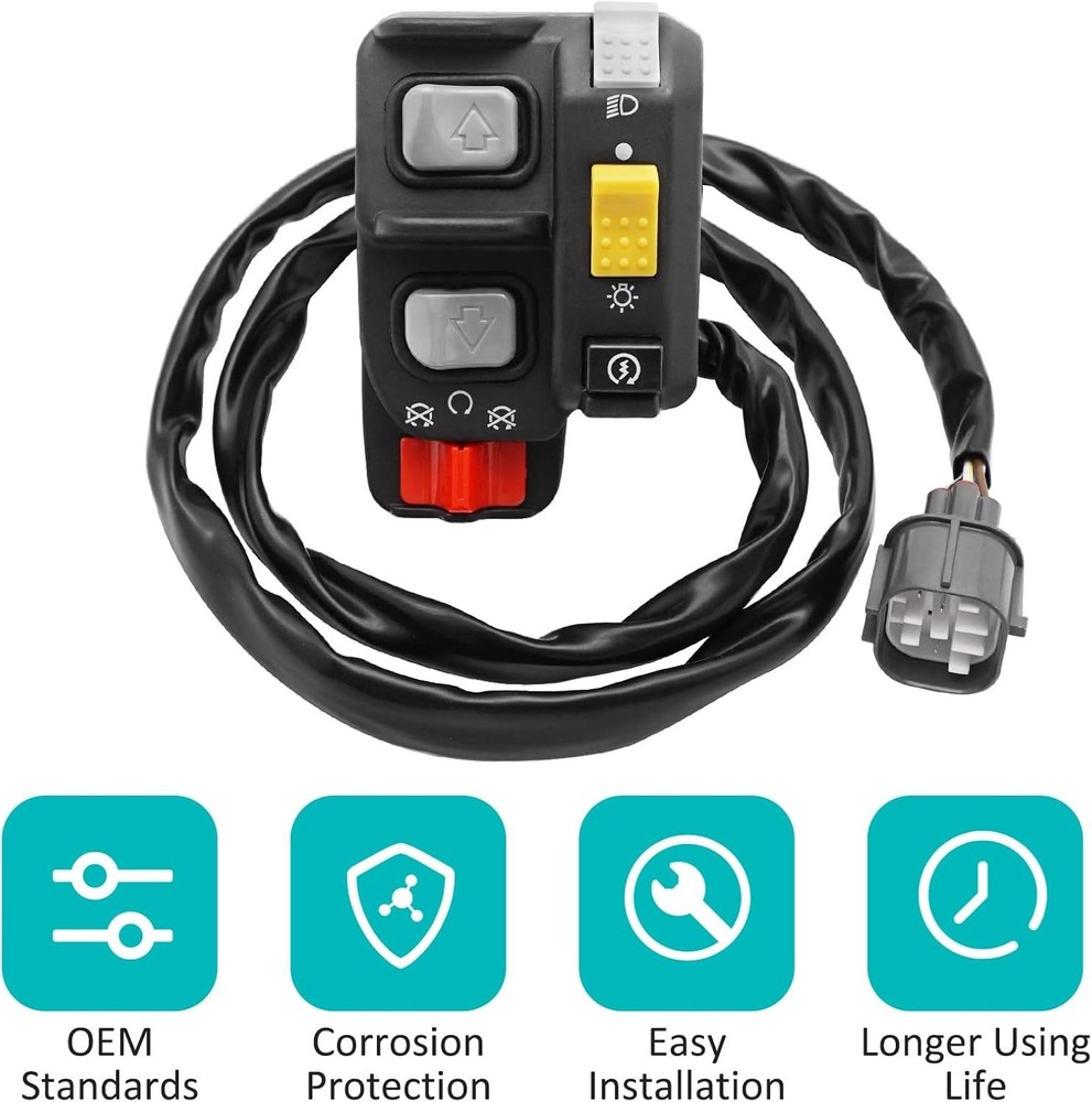 Compatible with Rancher 350 ES 2000-2005 Switch Handlebar Control Electric Shift