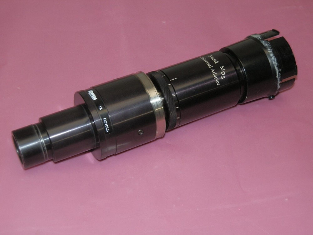 Optem Microscope Camera Adapter 1x DC10LS With Kodak MDS Universal Adapter