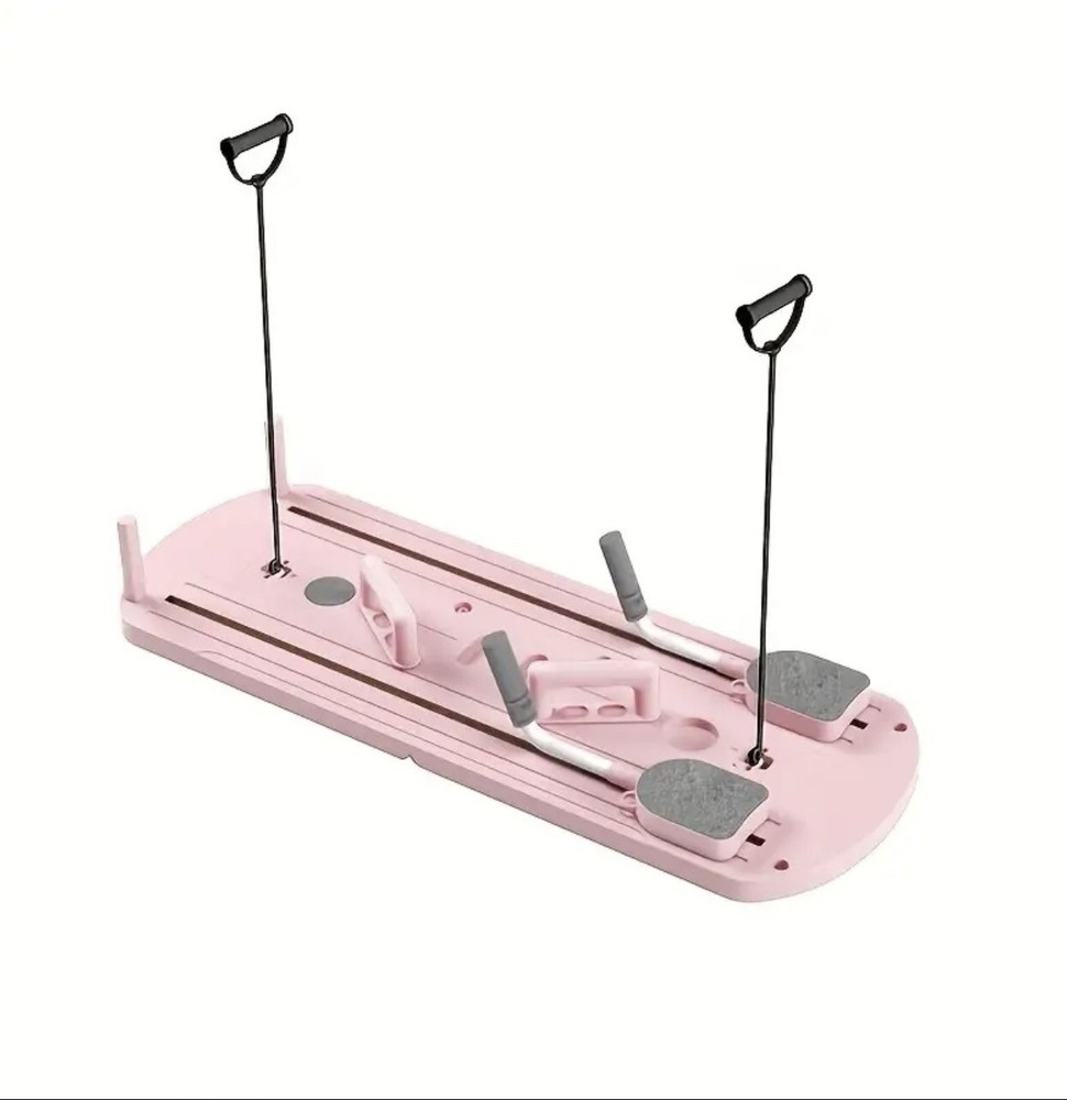 Multi-Functional Ab ExerciseBoard,Foldable Home Pilates Reformer With KneeMat