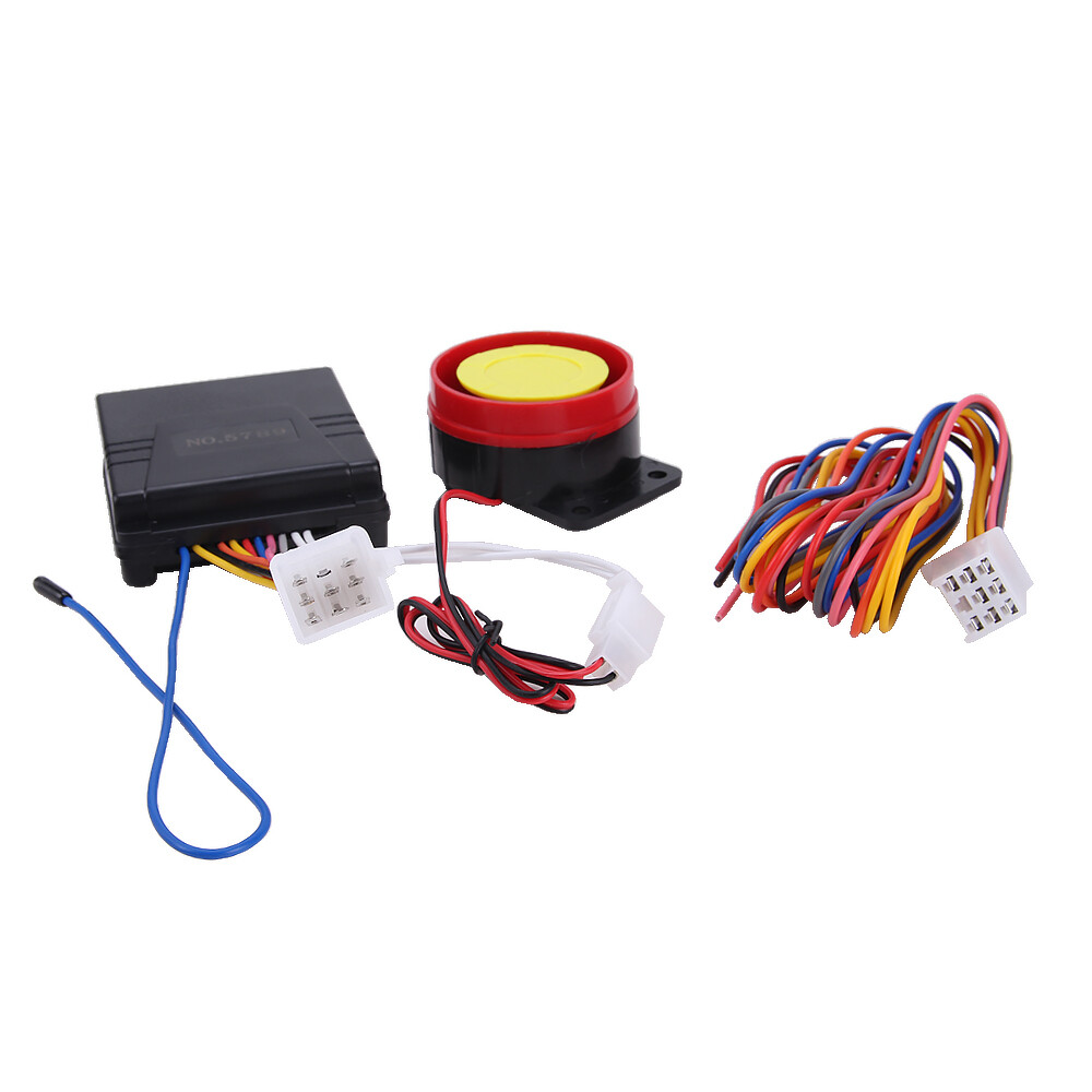 Motorcycle Bike Security Alarm System Anti-theft Remote Control Engine Start