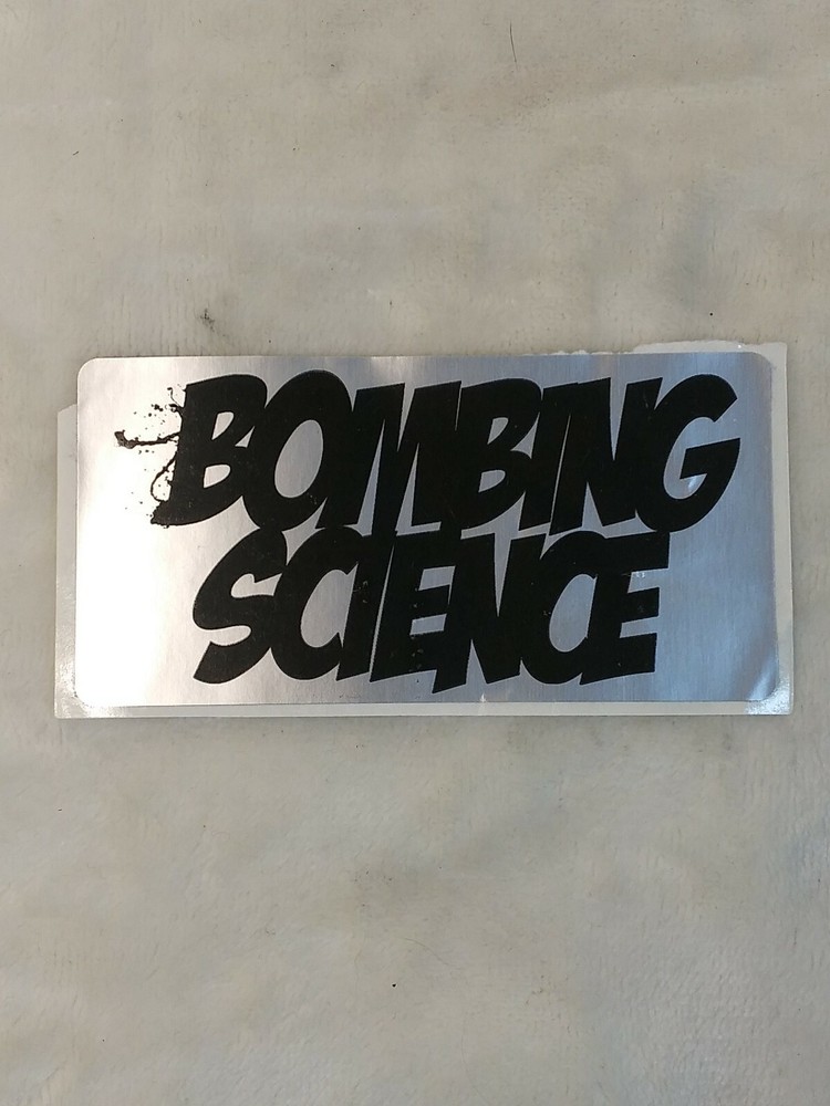 Bombing Science Sticker Decal