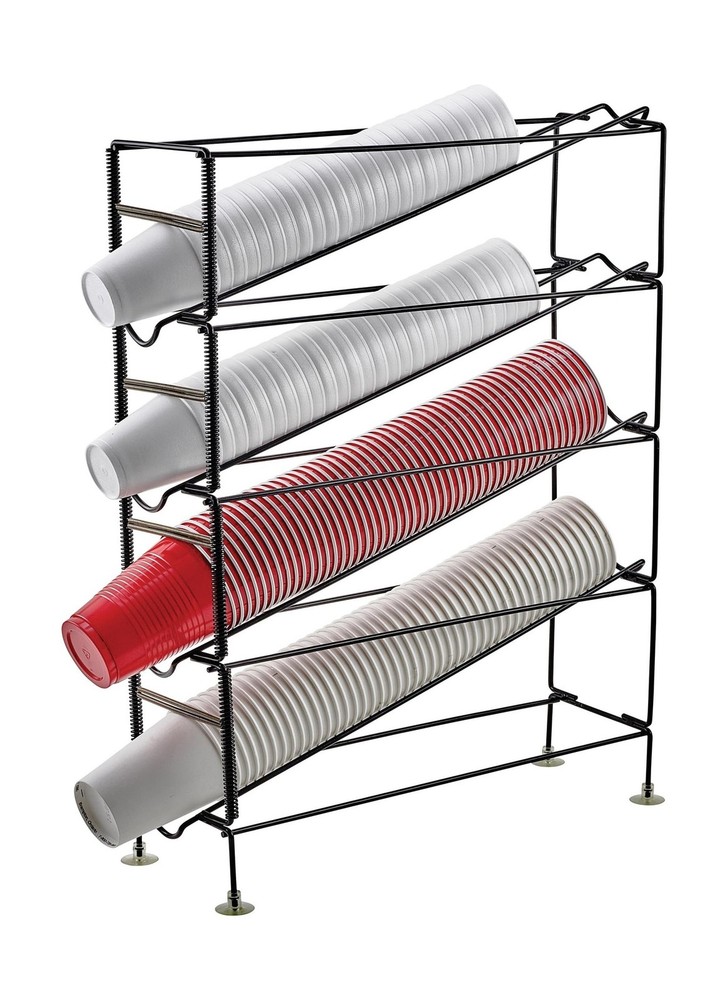 Winco 4-Tier Cup Dispensing Rack