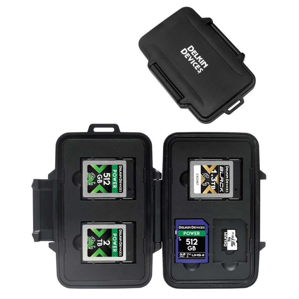 Delkin Devices CFexpress Type B, SD and microSD Memory Cards Storage Tote –...