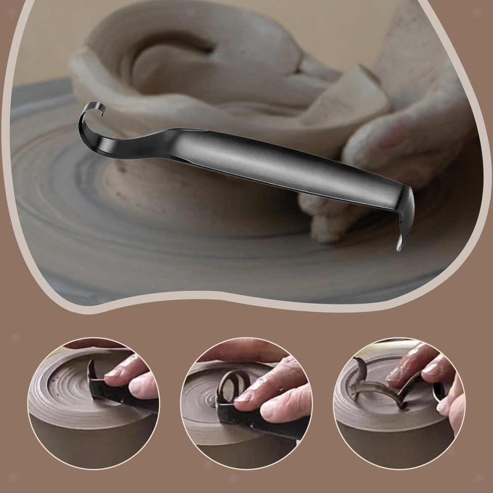 Pottery Trimming Tool Clay Trimming Tool Compact Portable Multifunctional