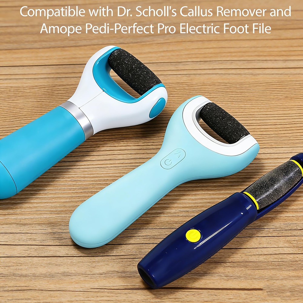 12 Pack Foot File Roller Refills Extra Coarse Regular Compatible Amope