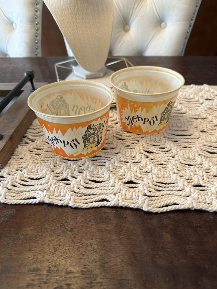 Jackpot Cups - Set Of 2 - Vintage