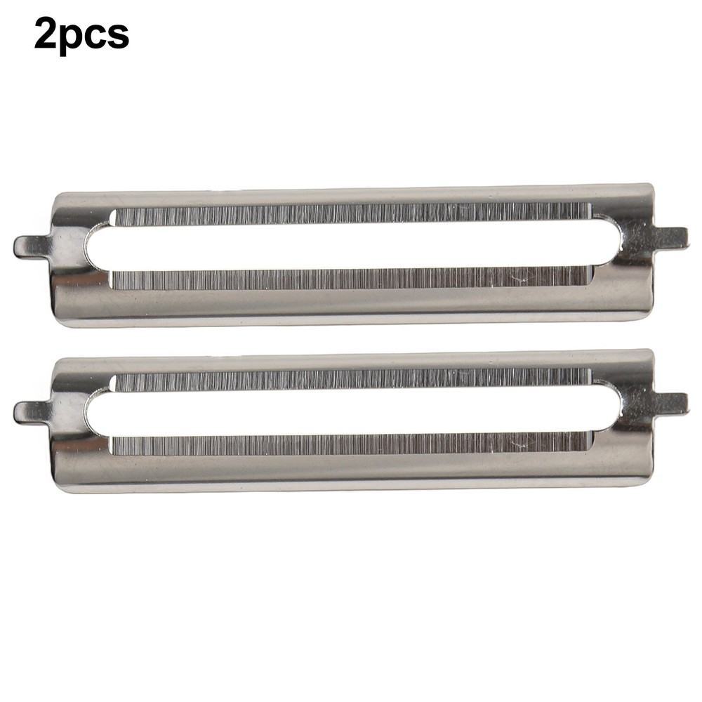Blade Peeling Replacement Single-Sided Stainless Steel 2pcs Flat Blade