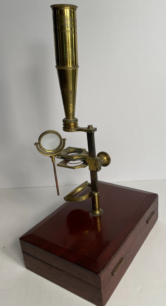 Unsigned Gould/Cary Type compound and simple microscope