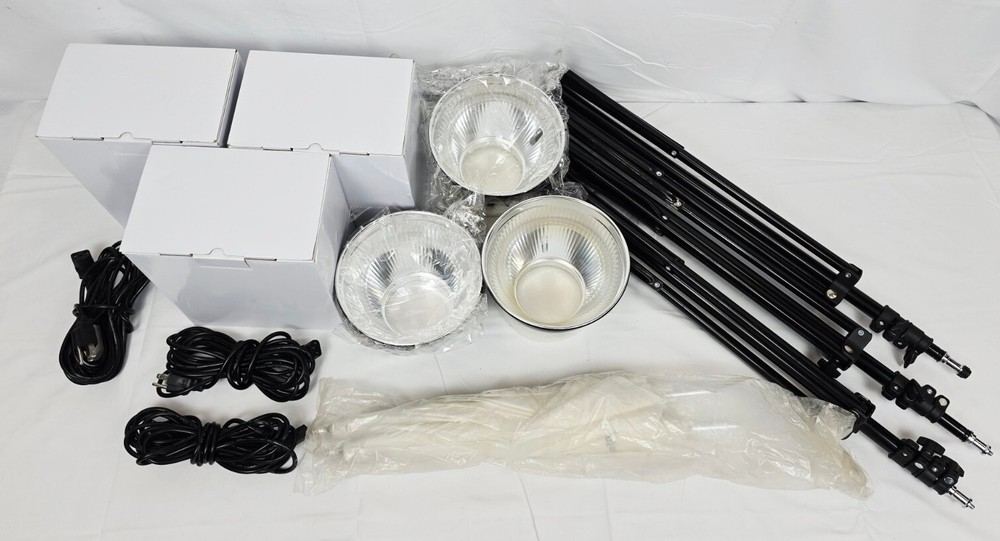 Promaster SM180 Manual Control Studio Lighting Kit - 3 Light