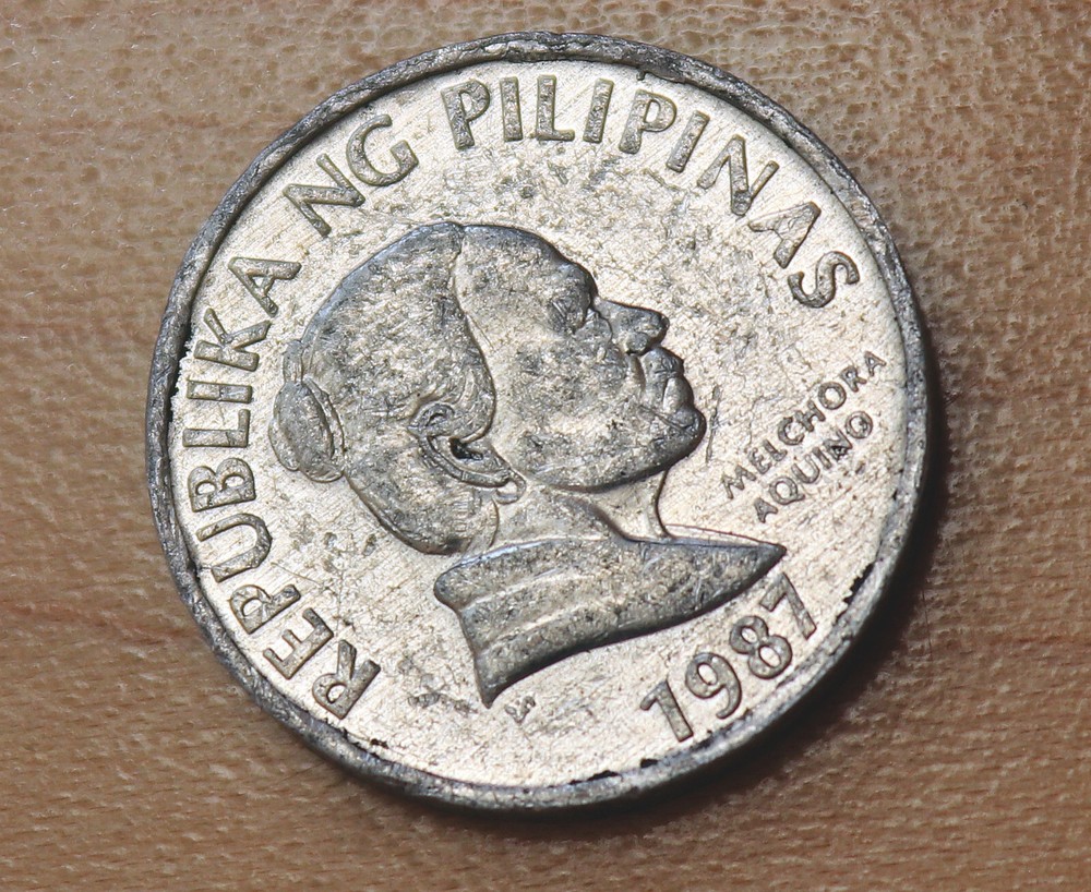 1987 Philippines 5 Sentimos Orchid
