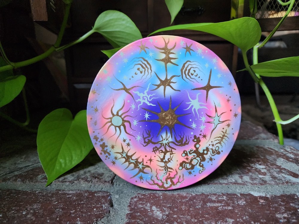 Coaster Pendulum Crystal Board