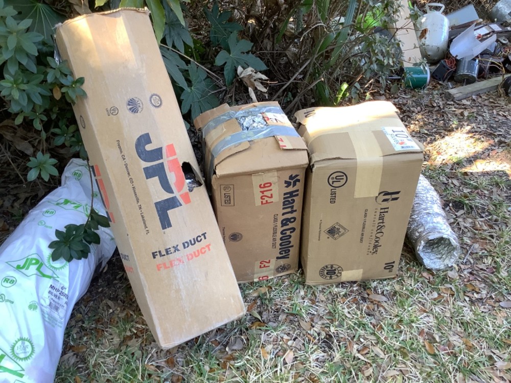 LARGE HVAC TOOLS, SUPPLIES, MATERIALS LOT