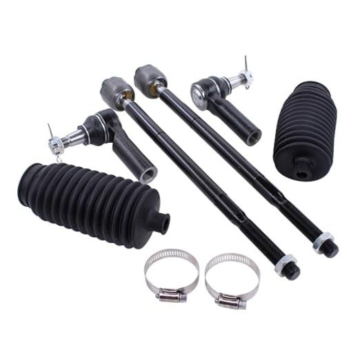 Front Inner and Outer Tie Rod Ends with Boot for Ram 1500 2013-2018