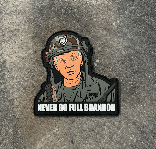 Never Go Full Brandon PVC Morale Patch