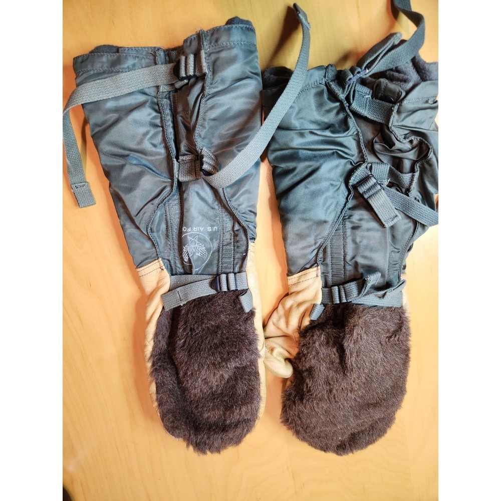 1962 USAF N-4B Flying Mittens Cold War DSA Contract w/ Wool Inserts Large